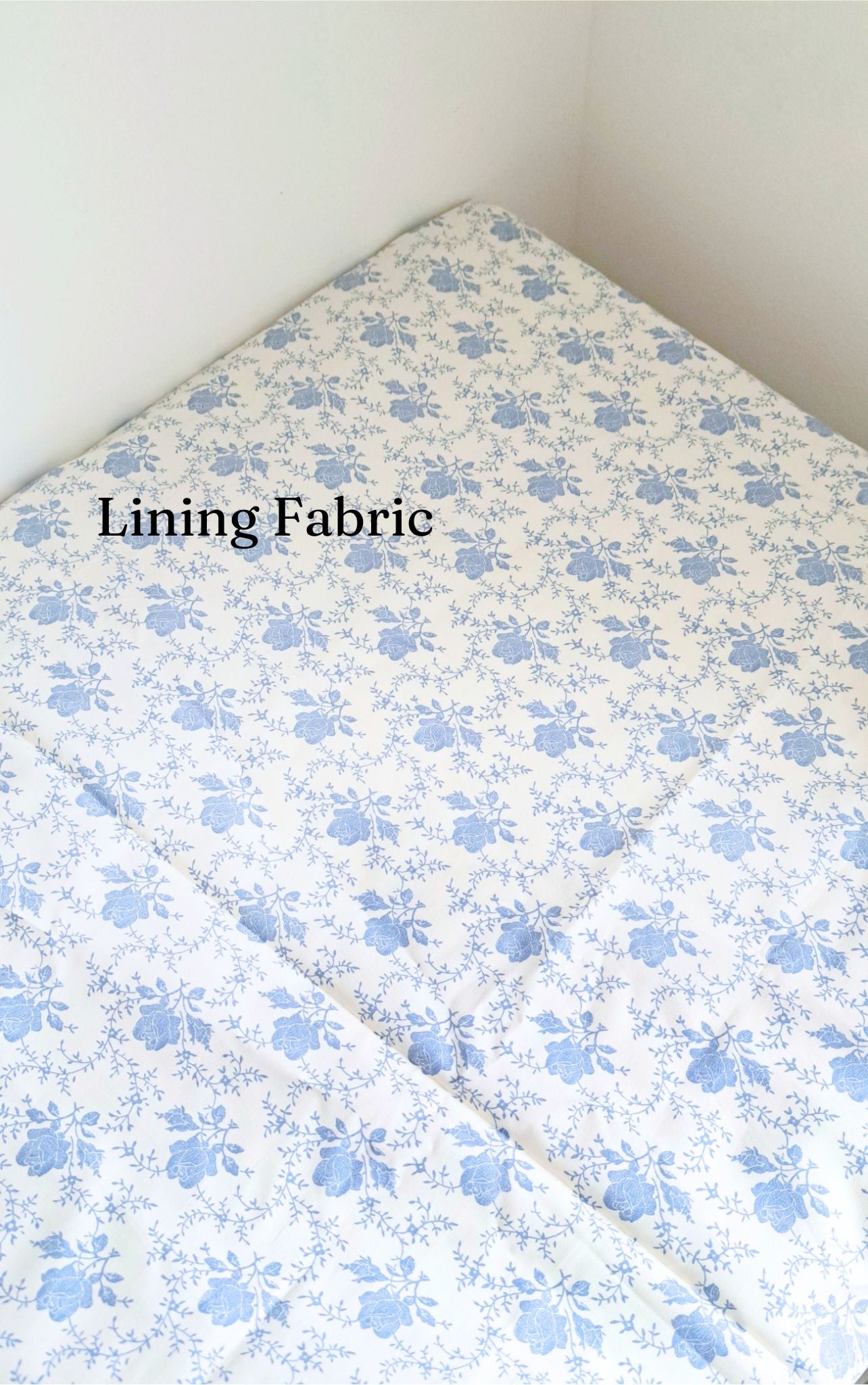 Blue & White Gingham Zip Pouch