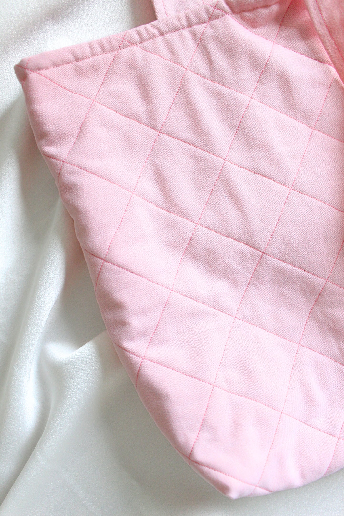 Martha Tote Bag - Quilted Pink