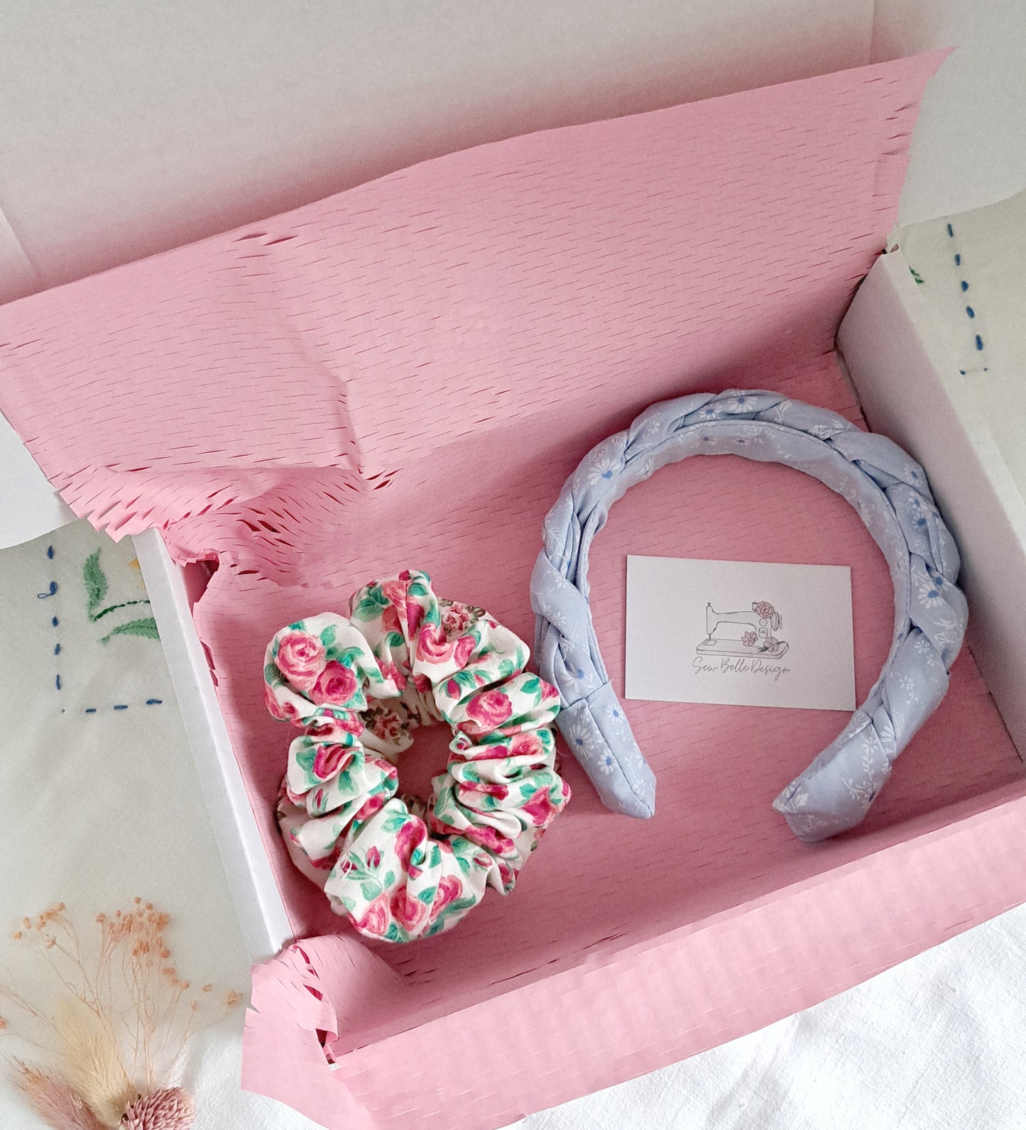 Hairband & Scrunchie Gift Box - Customisable