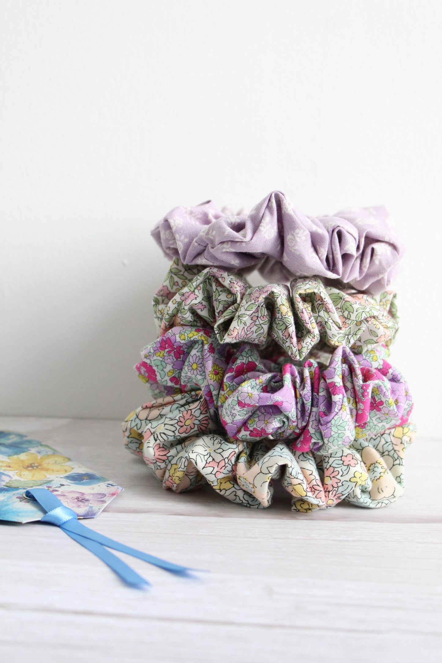 Pastel Liberty of London Tana Lawn Fabric Hair Scrunchie