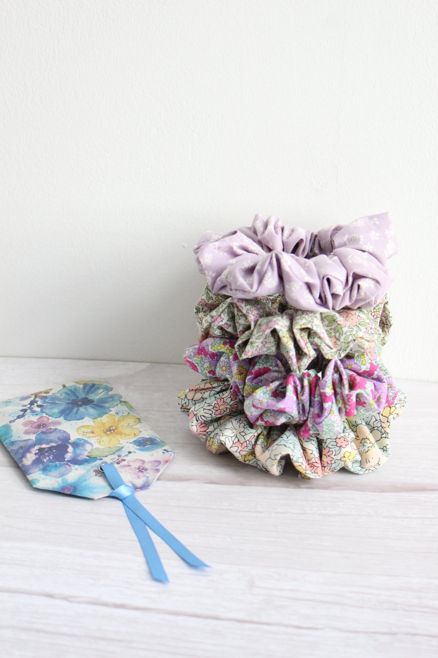 Colourful Liberty of London Tana Lawn Floral Hair Scrunchie