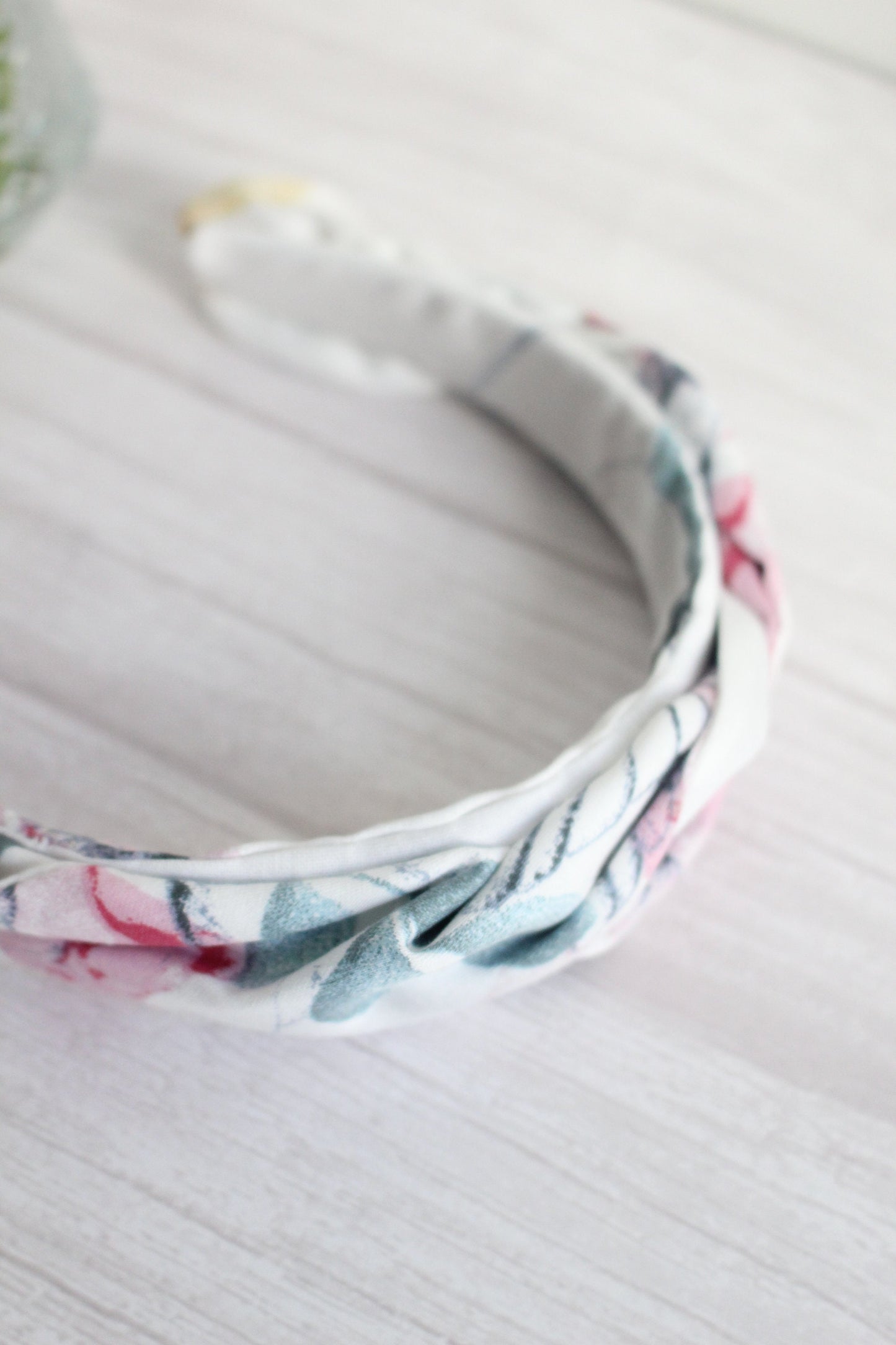 Noa Hairband - Pastel Watercolour Fabric Twist Hairband