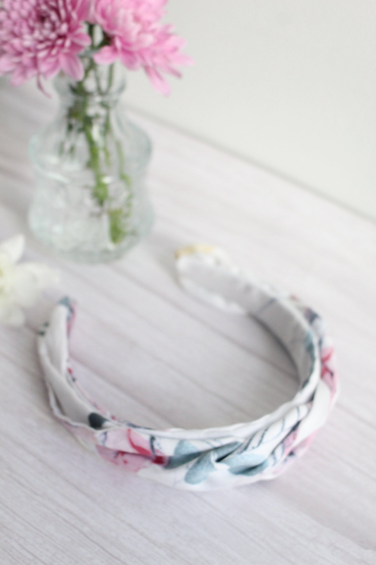 Noa Hairband - Pastel Watercolour Fabric Twist Hairband