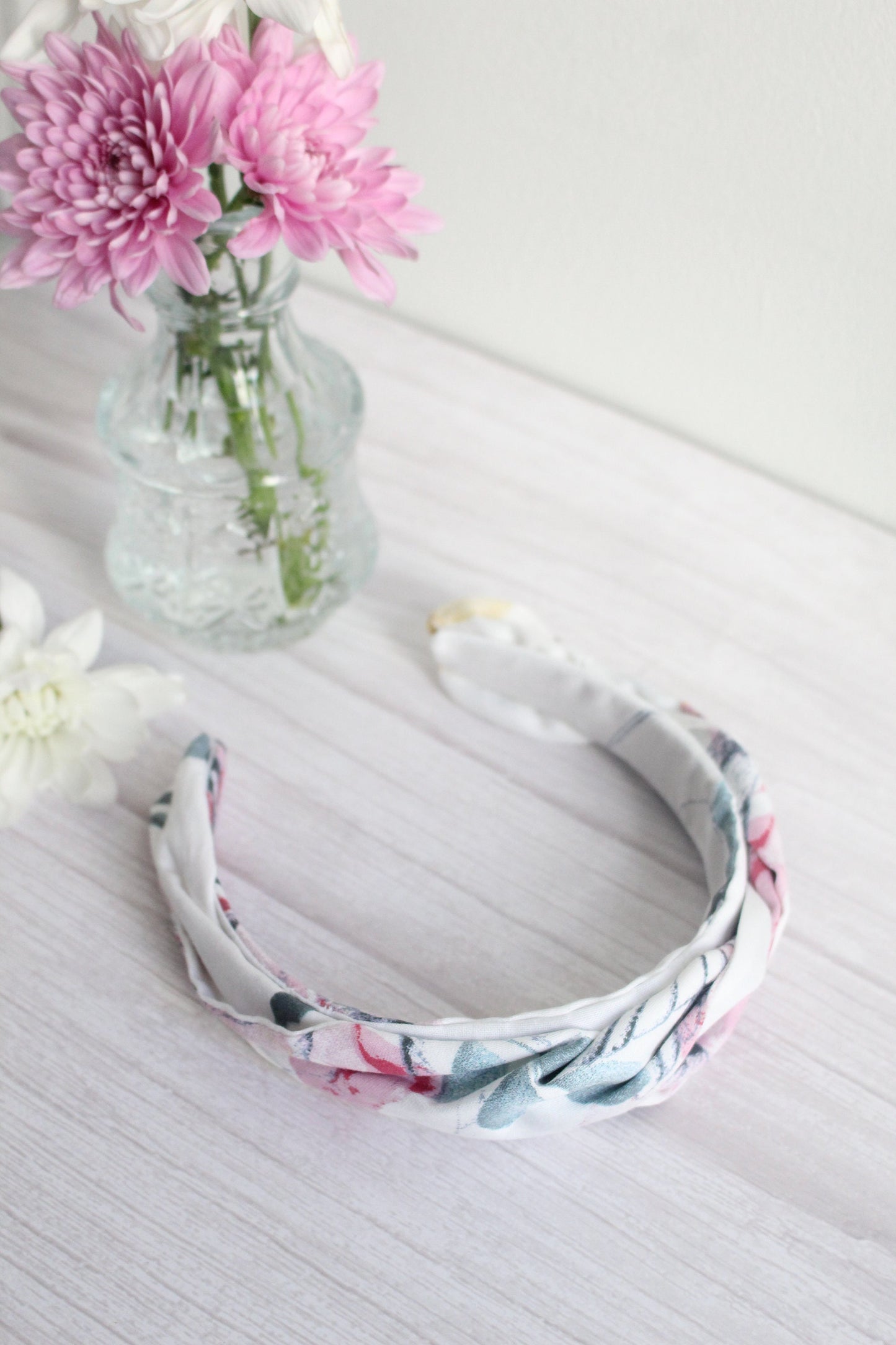 Noa Hairband - Pastel Watercolour Fabric Twist Hairband